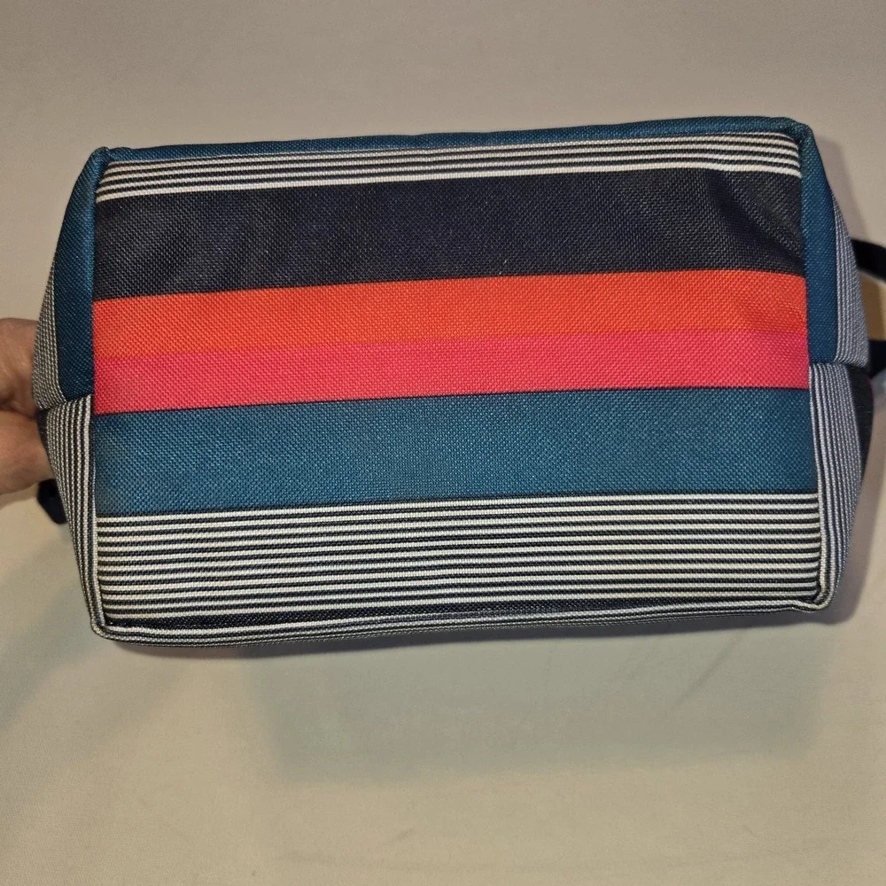 Old Navy Mutlicolored Striped Insulated Lunch Bag with Handles and Strap‎